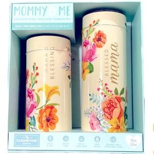 Clementine Paper Inc. Floral Tumbler Set
